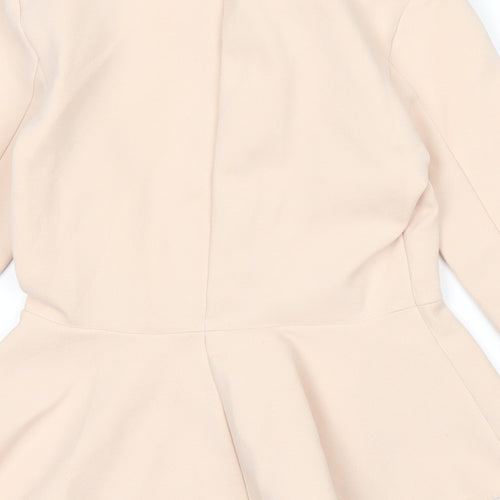 Topshop Womens Pink   Full Zip Jumper Size 4