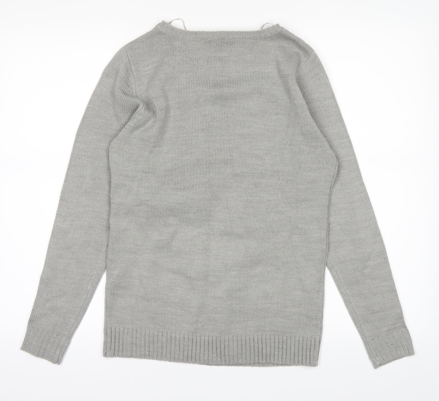 Peacocks Womens Grey   Pullover Jumper Size S