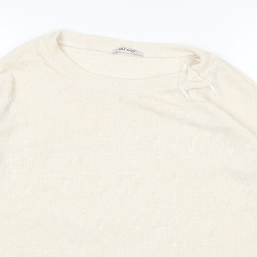 ORSAY Womens White   Pullover Jumper Size M