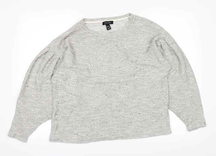 New Look Womens Grey   Basic T-Shirt Size S