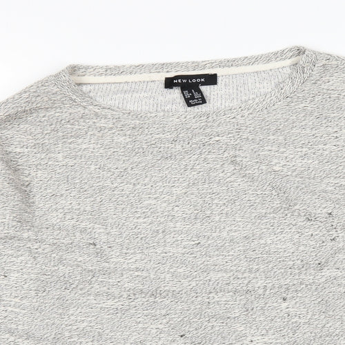 New Look Womens Grey   Basic T-Shirt Size S