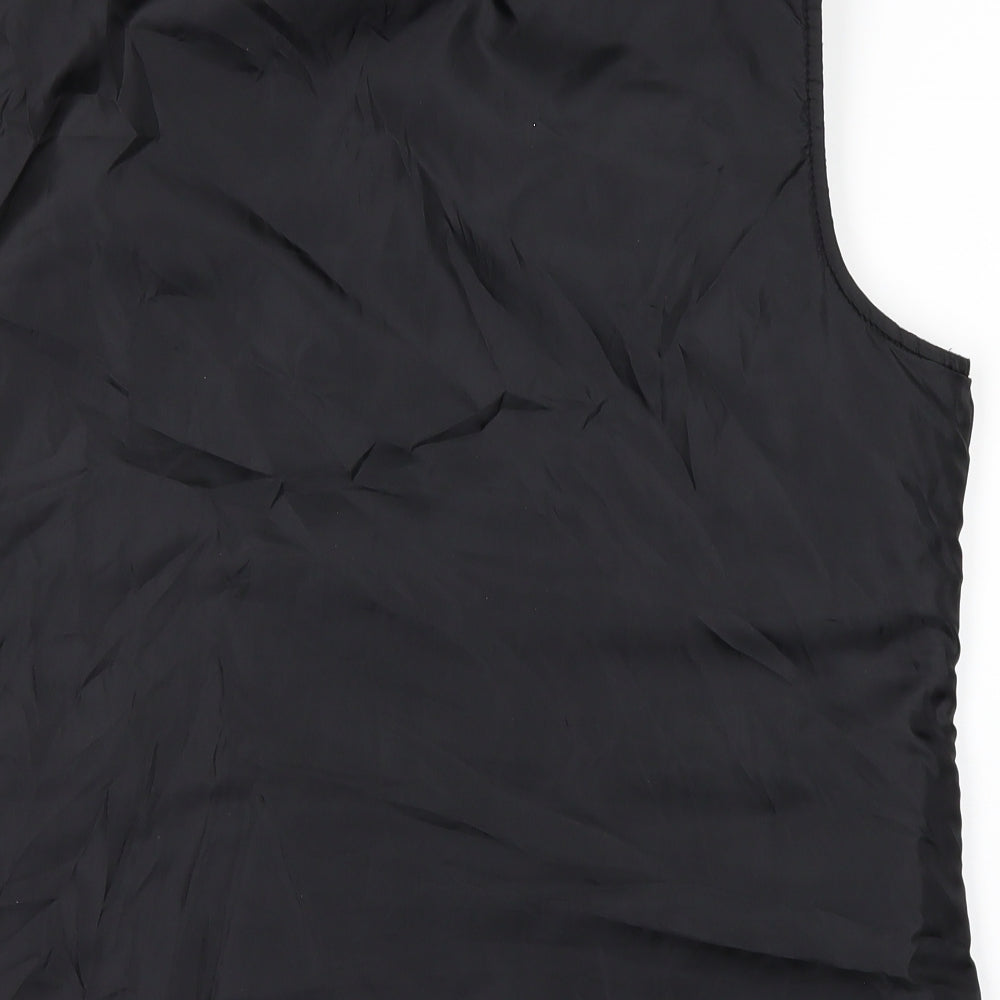 Marks and Spencer Womens Black   Overcoat Waistcoat Size 14