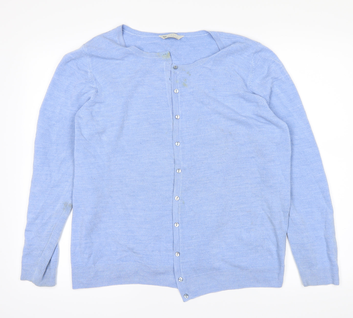 BHS Womens Blue   Cardigan Jumper Size 20