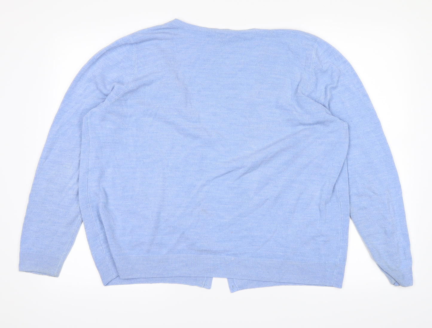 BHS Womens Blue   Cardigan Jumper Size 20