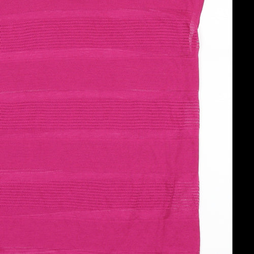NEXT Womens Pink   Tunic Tank Size 8  - See Through