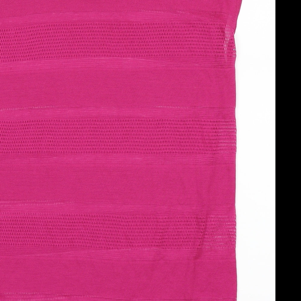 NEXT Womens Pink   Tunic Tank Size 8  - See Through