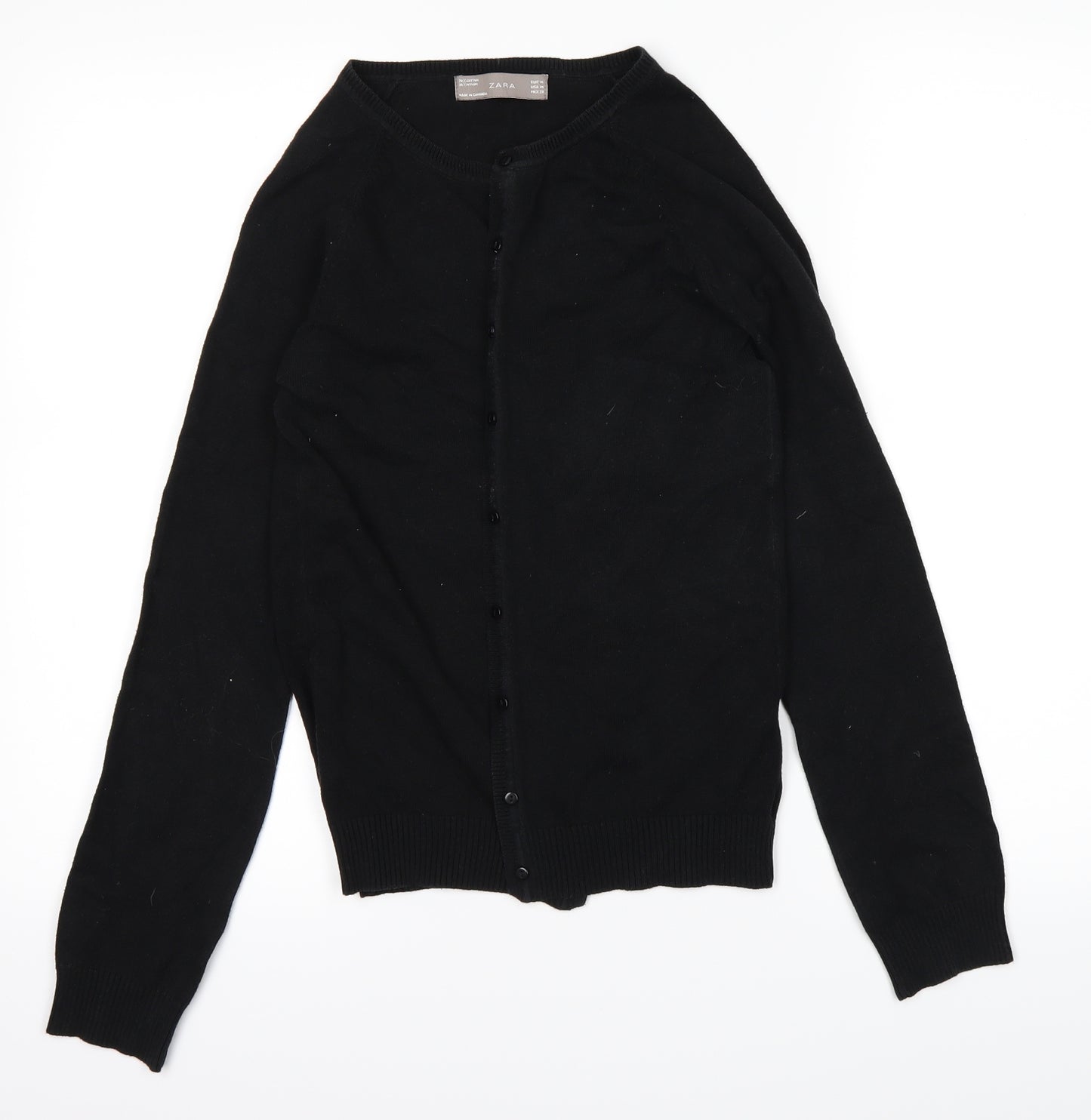 Zara Womens Black   Cardigan Jumper Size M