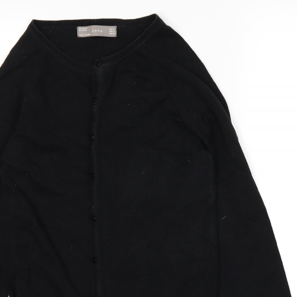 Zara Womens Black   Cardigan Jumper Size M