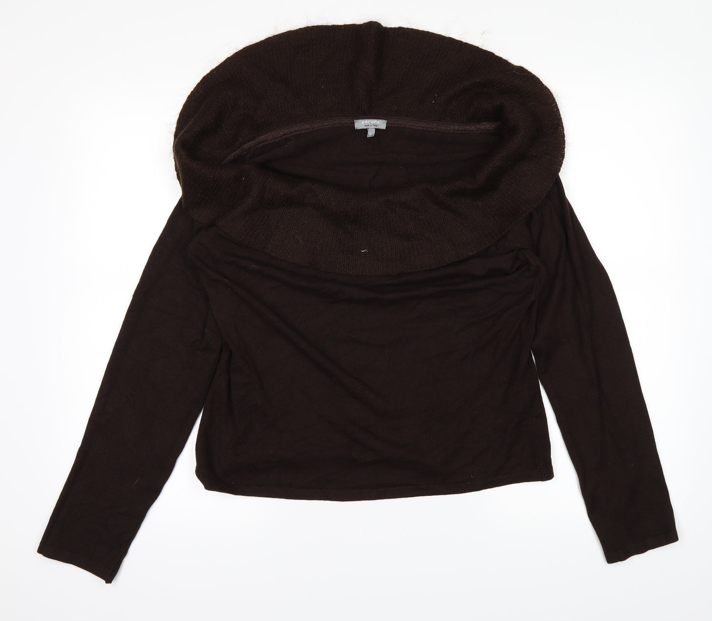 Per Una Womens Brown   Pullover Jumper Size 16