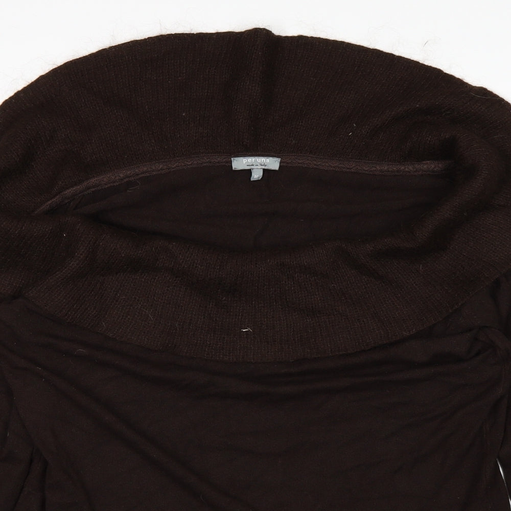 Per Una Womens Brown   Pullover Jumper Size 16