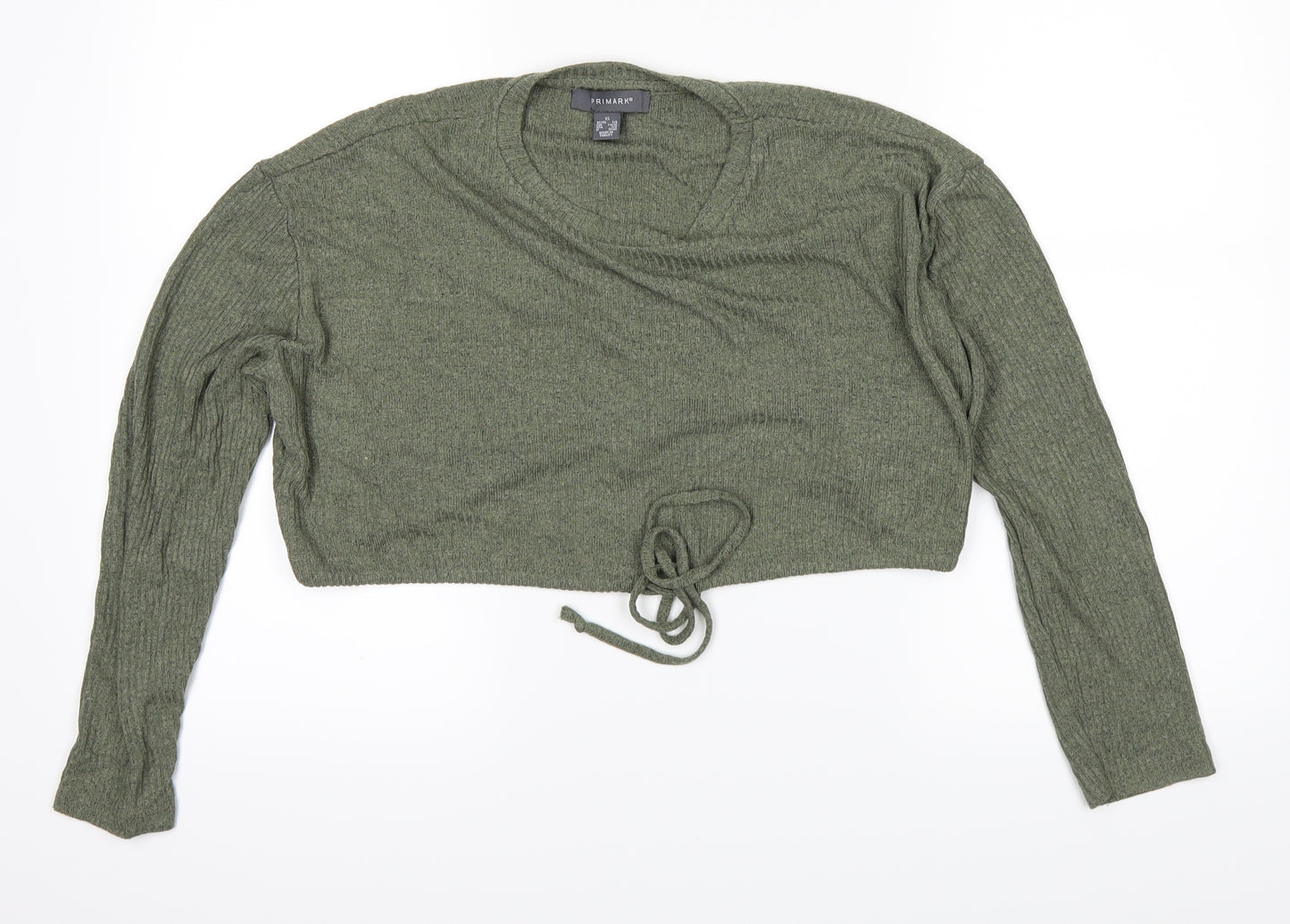 Primark Womens Green   Cropped T-Shirt Size 6