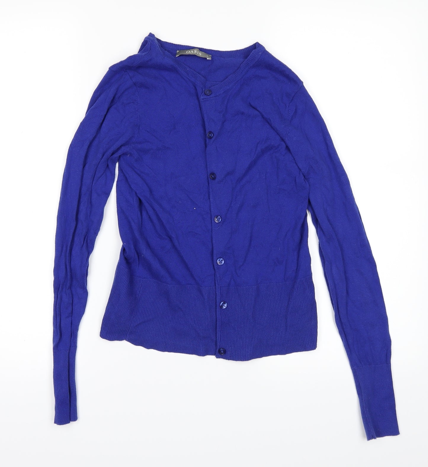 Oasis Womens Blue   Cardigan Jumper Size S