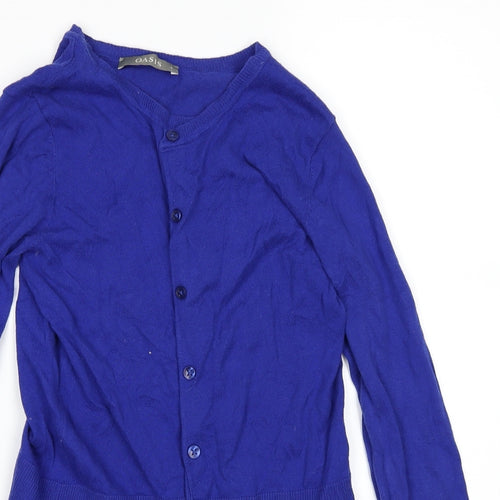 Oasis Womens Blue   Cardigan Jumper Size S