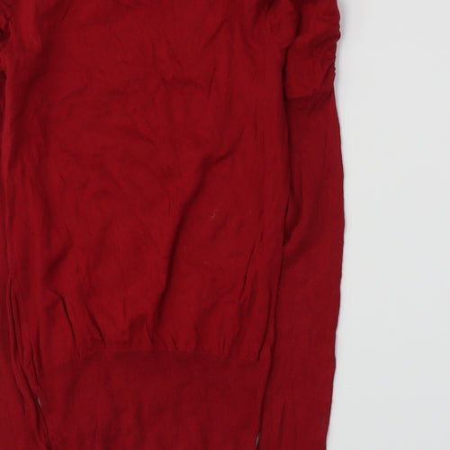 Mexx Womens Red  Knit Pullover Jumper Size M