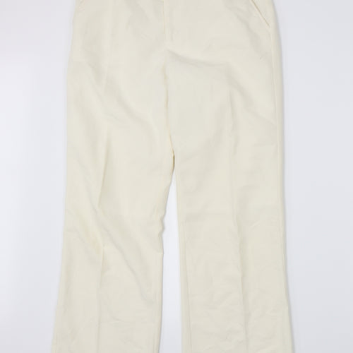 Preworn Womens Ivory   Trousers  Size 10 L30 in