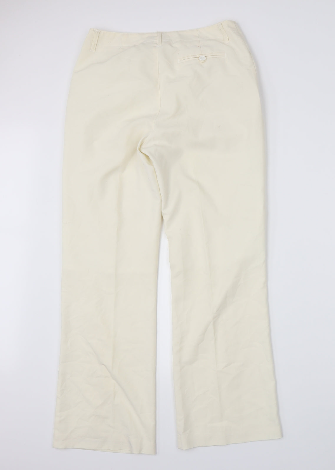Preworn Womens Ivory   Trousers  Size 10 L30 in