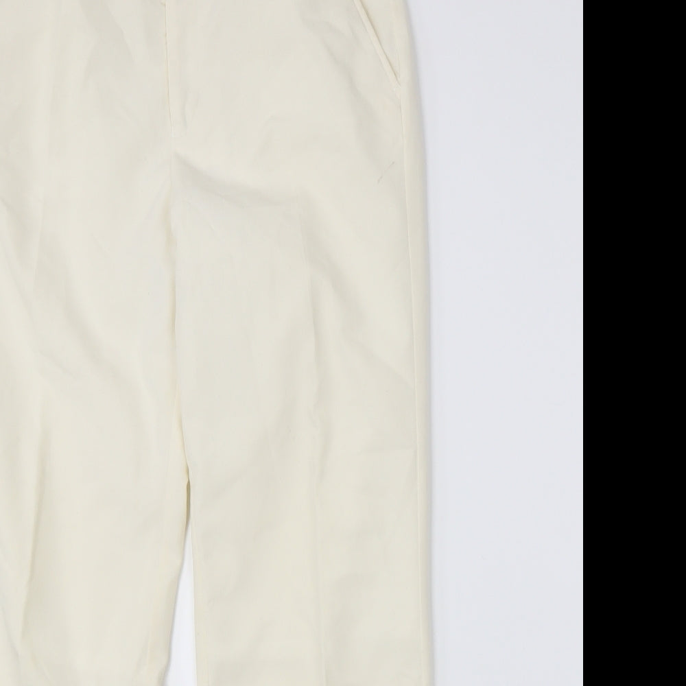 Preworn Womens Ivory   Trousers  Size 10 L30 in