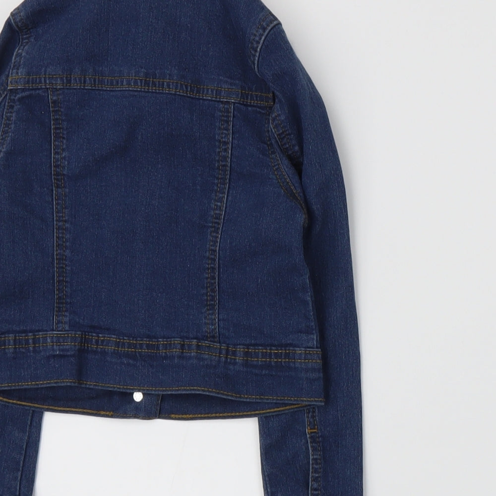 TU Girls Blue  Denim Jacket  Size 5-6 Years