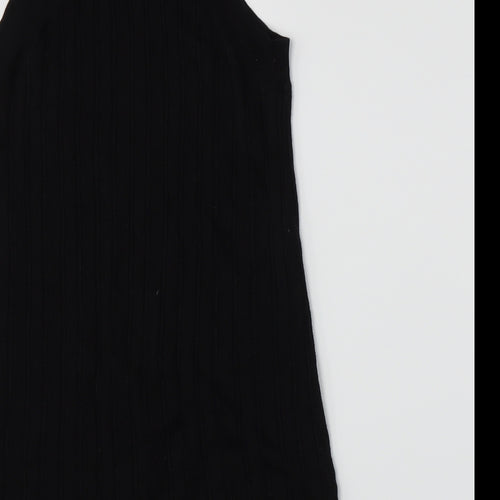 NEXT Womens Black  Knit Vest Jumper Size 12