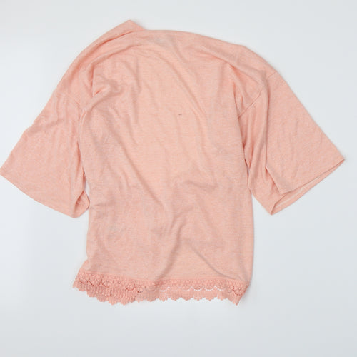 George Womens Pink  Knit Cardigan Jumper Size 10