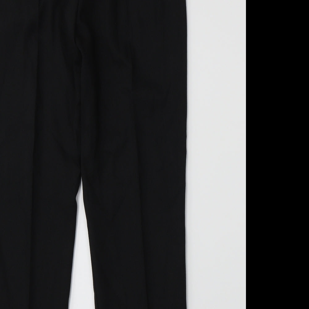 Preworn Womens Black   Trousers  Size 16 L27 in