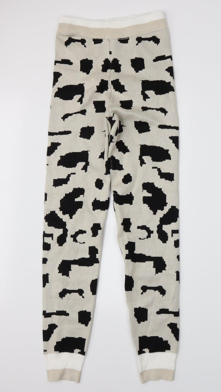 EMMA & ASHLEY Womens Beige Animal Print Knit  Leggings Size M L28 in