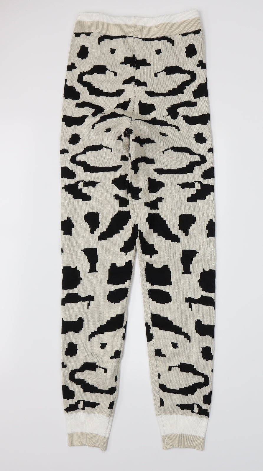 EMMA & ASHLEY Womens Beige Animal Print Knit  Leggings Size M L28 in