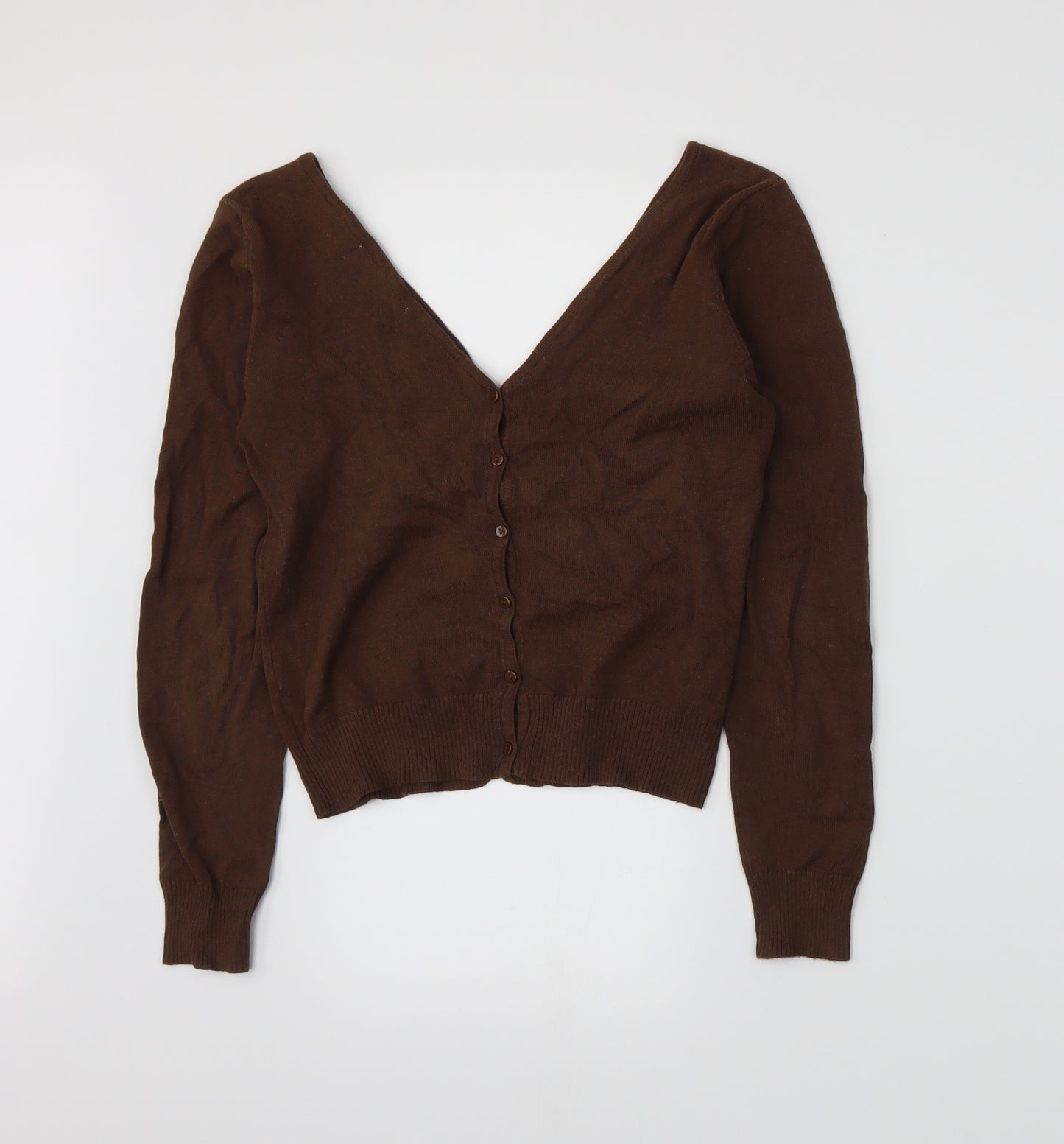 Zara Womens Brown   Cardigan Jumper Size S