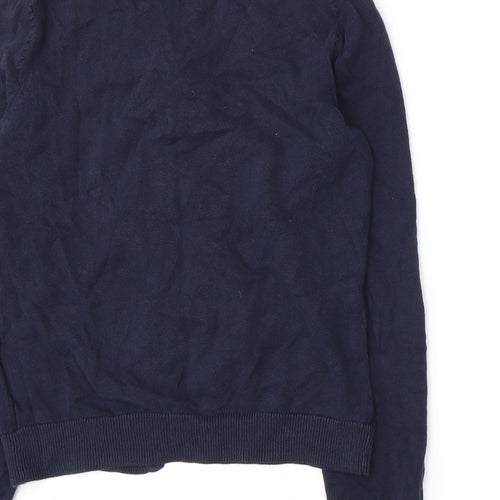 H&M Womens Blue  Knit Cardigan Jumper Size S