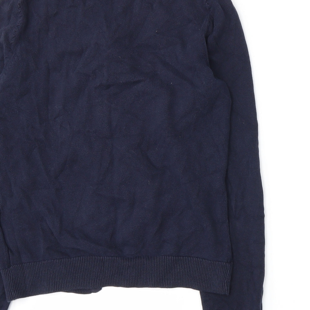 H&M Womens Blue  Knit Cardigan Jumper Size S