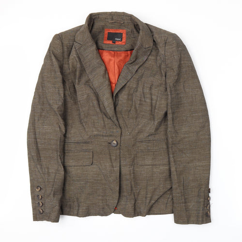 NEXT Womens Brown   Jacket Suit Jacket Size 14