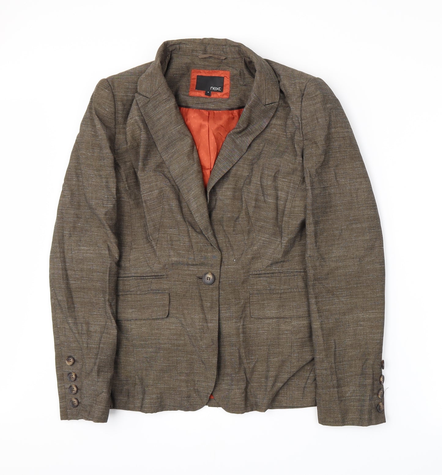 NEXT Womens Brown   Jacket Suit Jacket Size 14