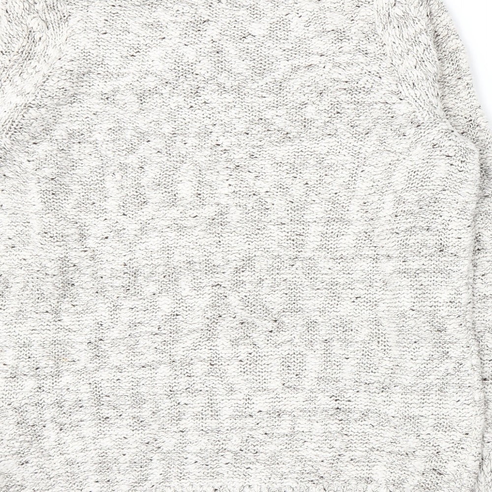 Marks and Spencer Womens White  Knit Pullover Jumper Size 8