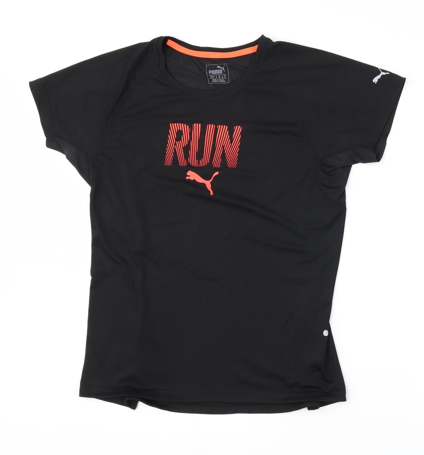 PUMA Womens Black   Basic T-Shirt Size 12