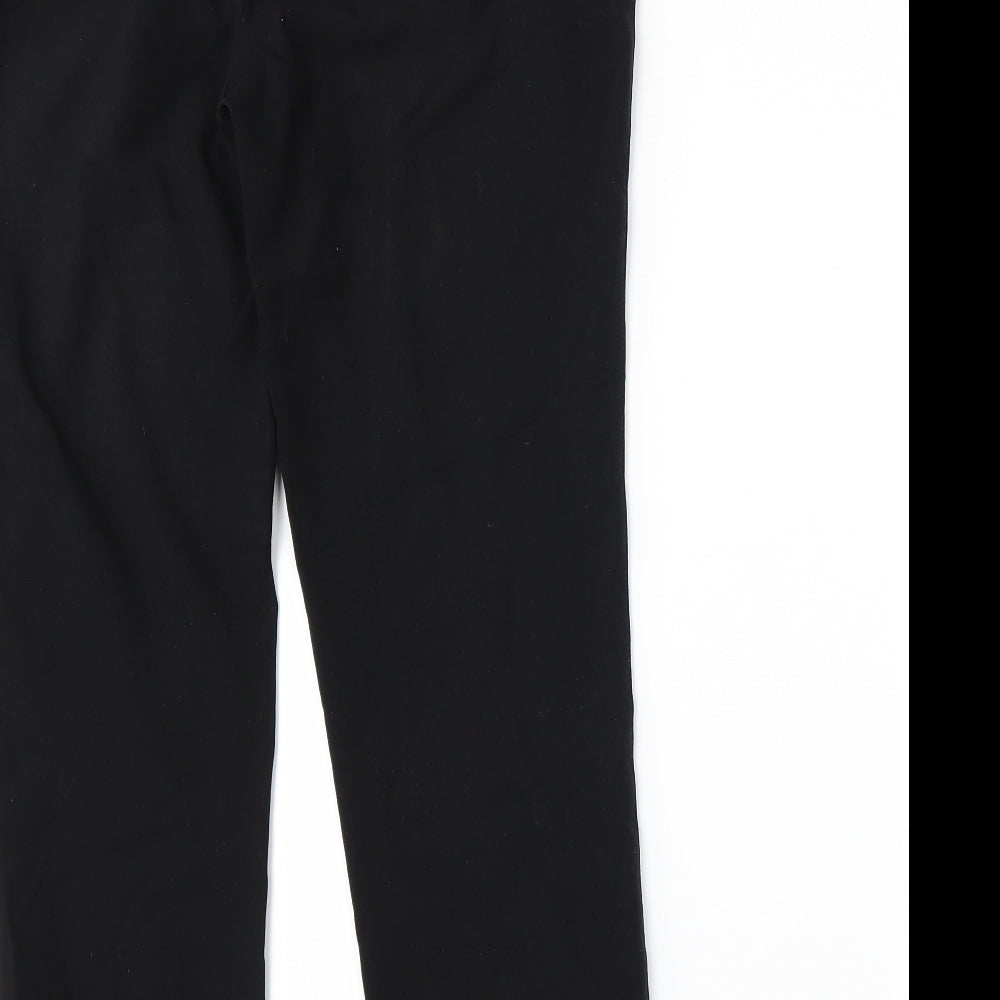 Marks and Spencer Womens Black   Trousers  Size 10 L28 in