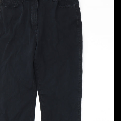 Marks and Spencer Womens Black   Trousers  Size 14 L26 in