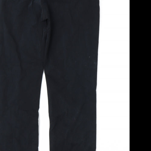 Marks and Spencer Womens Black   Trousers  Size 14 L26 in