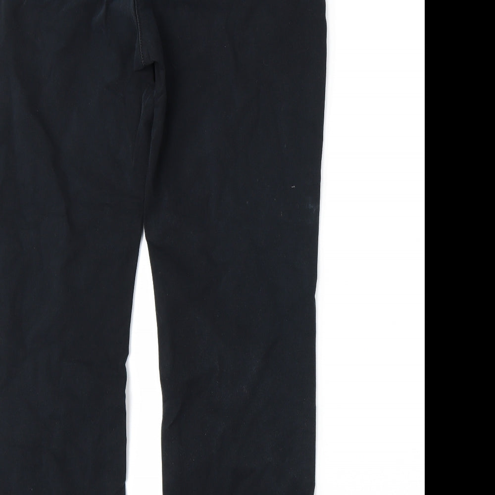 Marks and Spencer Womens Black   Trousers  Size 14 L26 in