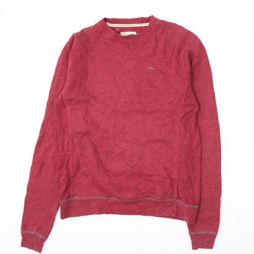 The Ryde Clothing Mens Red  Jersey Pullover Sweatshirt Size S