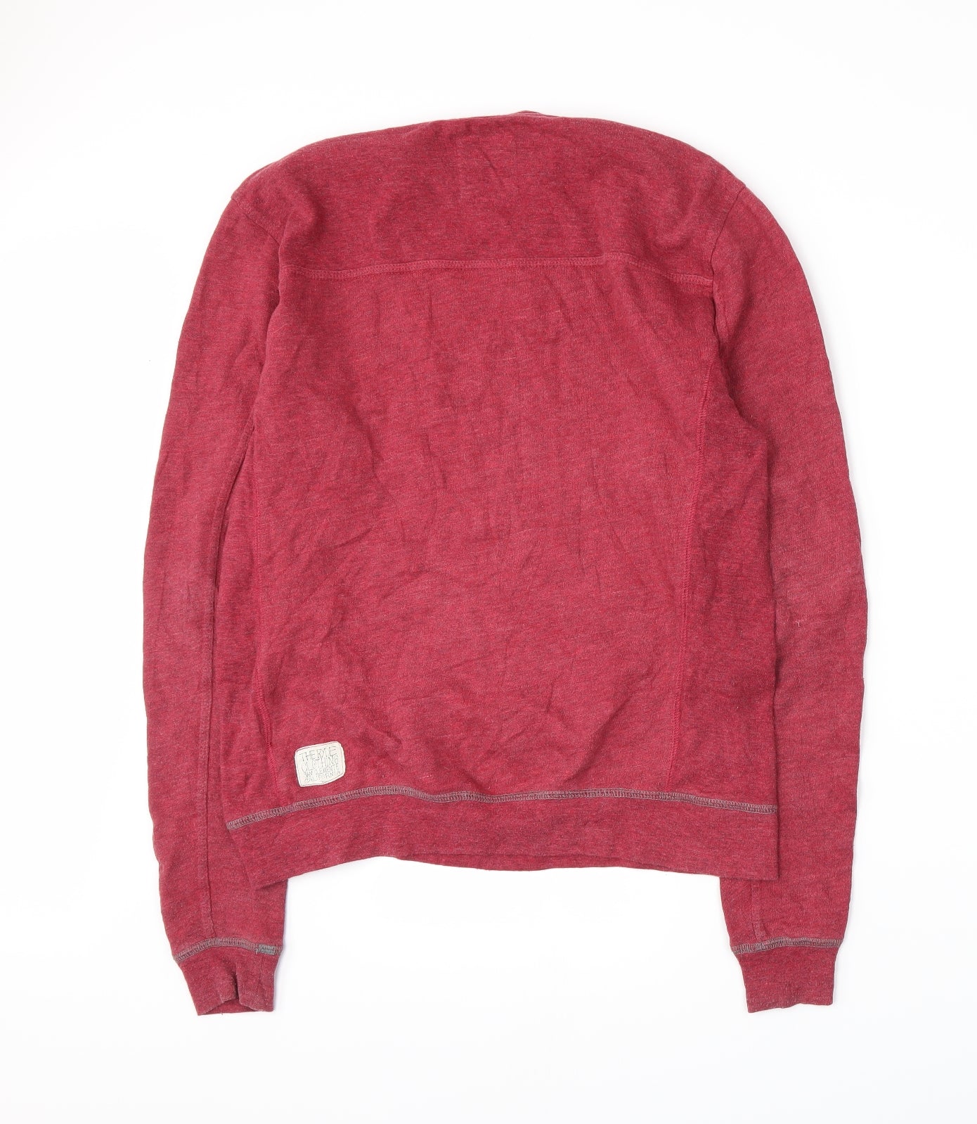 The Ryde Clothing Mens Red  Jersey Pullover Sweatshirt Size S