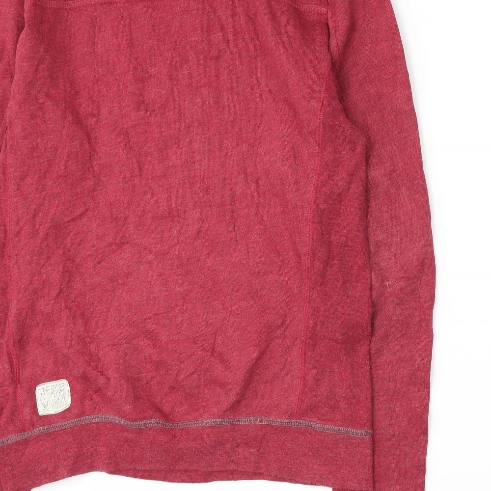 The Ryde Clothing Mens Red  Jersey Pullover Sweatshirt Size S
