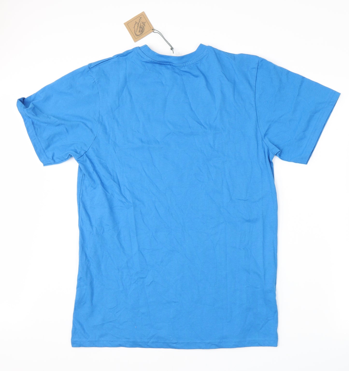 Kangaroo Poo Mens Blue    T-Shirt Size M