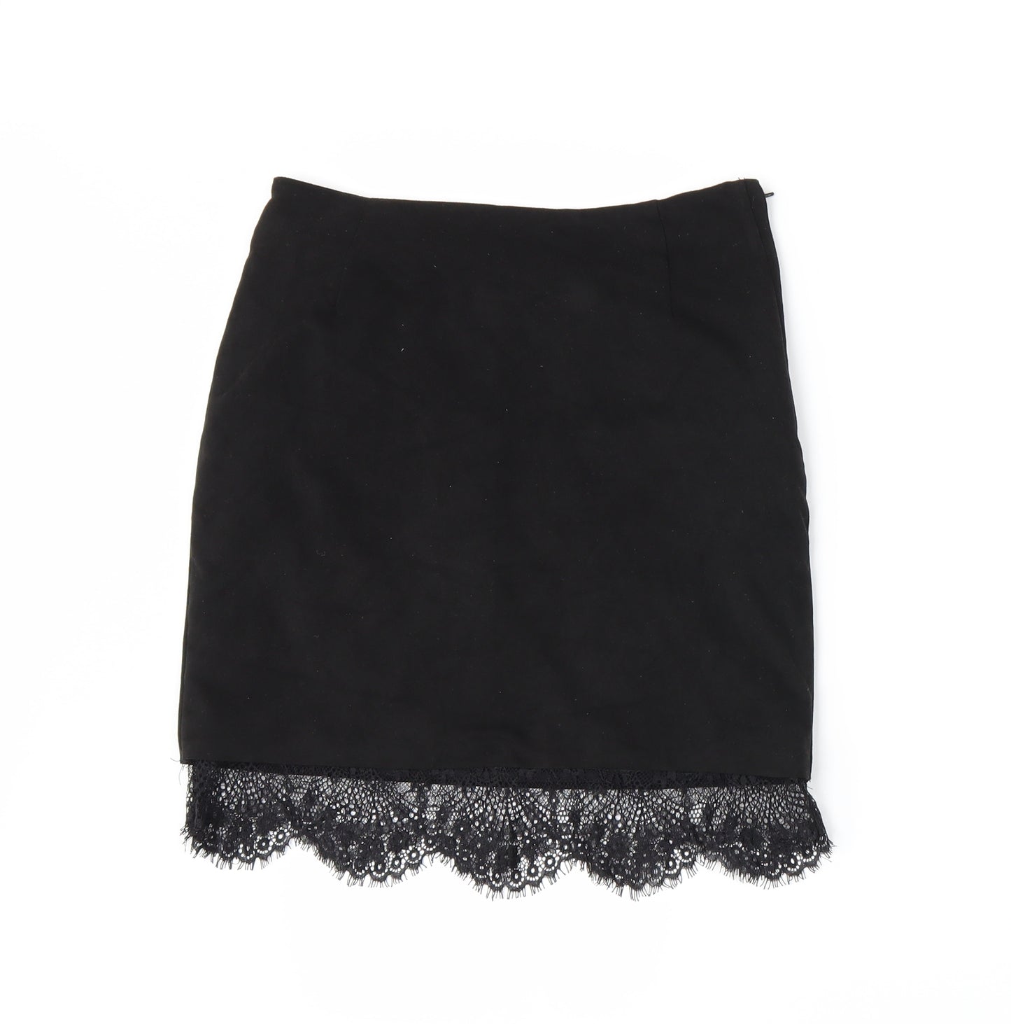 H&M Womens Black   A-Line Skirt Size 8