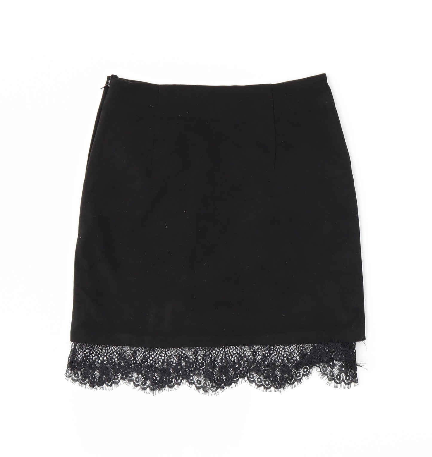 H&M Womens Black   A-Line Skirt Size 8