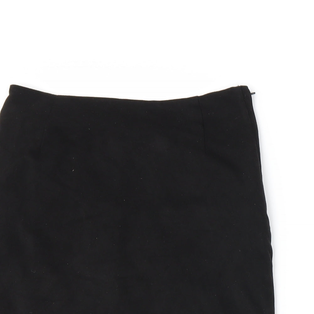 H&M Womens Black   A-Line Skirt Size 8