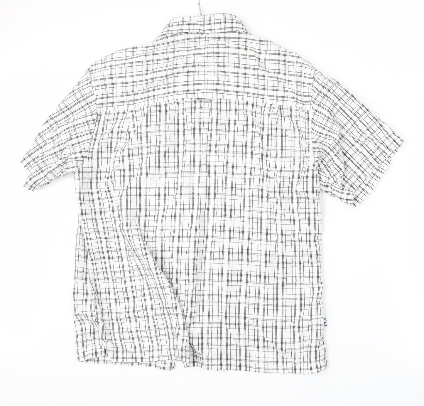 Mountain Warehouse Mens White Plaid   Button-Up Size L