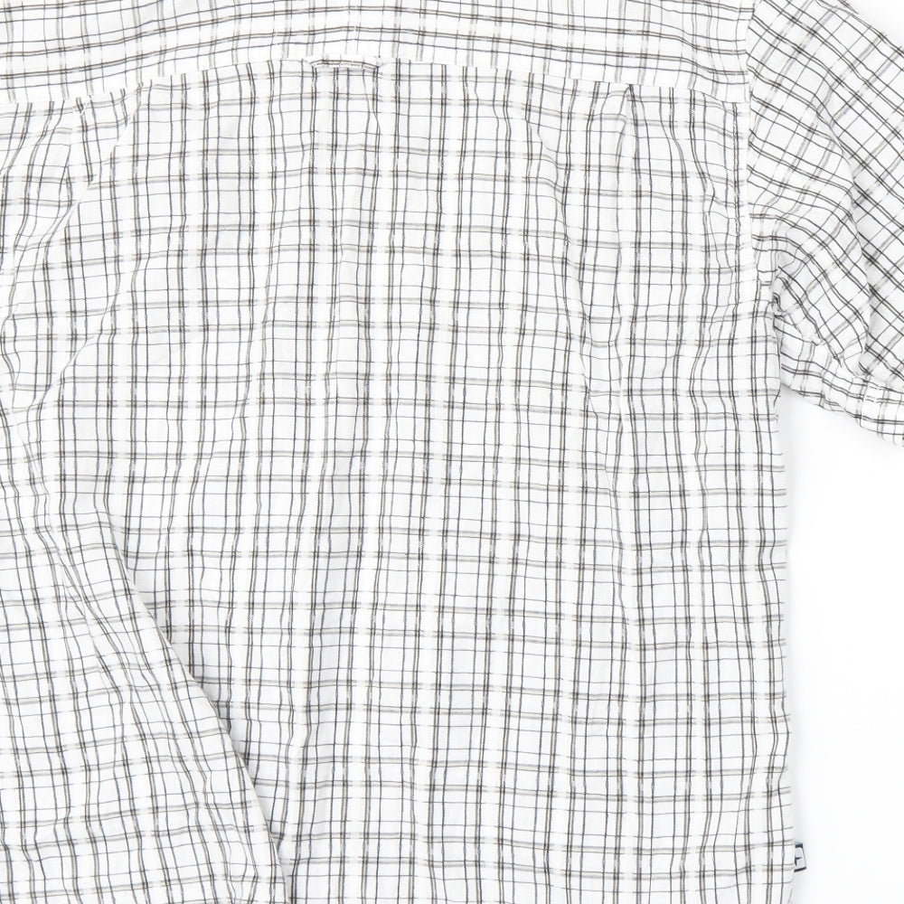 Mountain Warehouse Mens White Plaid   Button-Up Size L