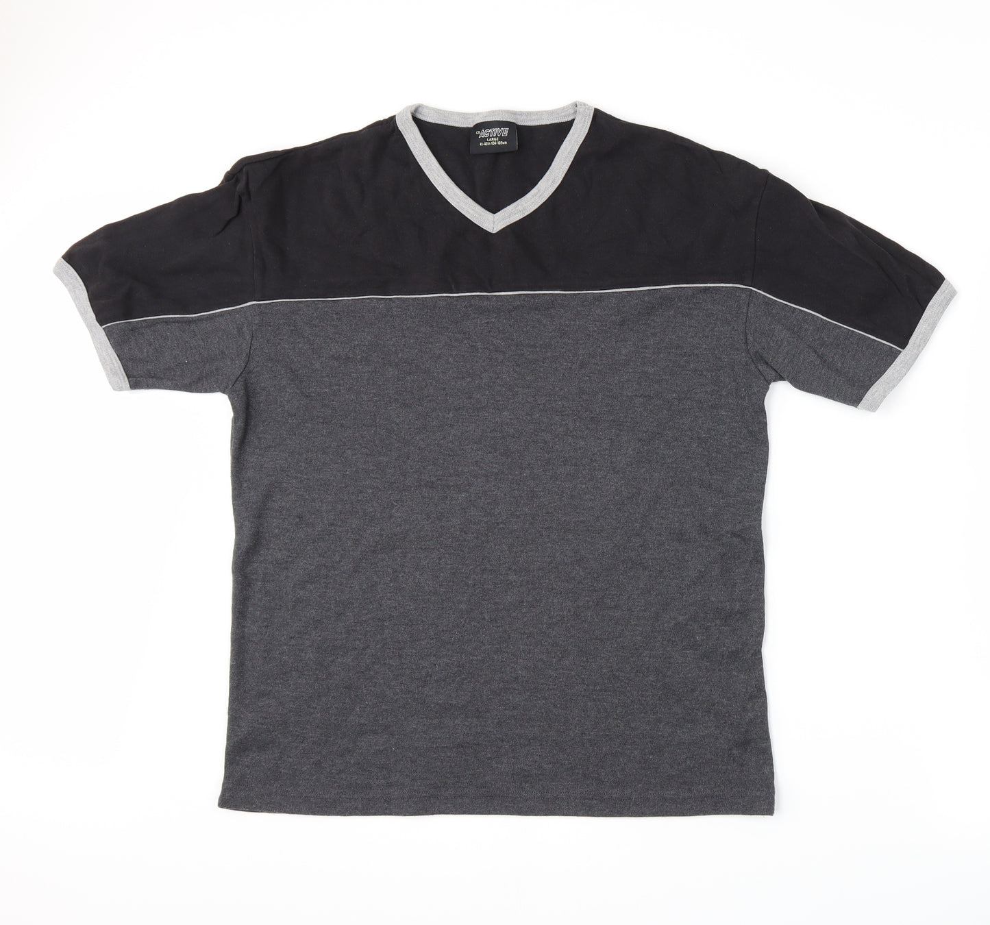 CS Active Mens Grey    T-Shirt Size L