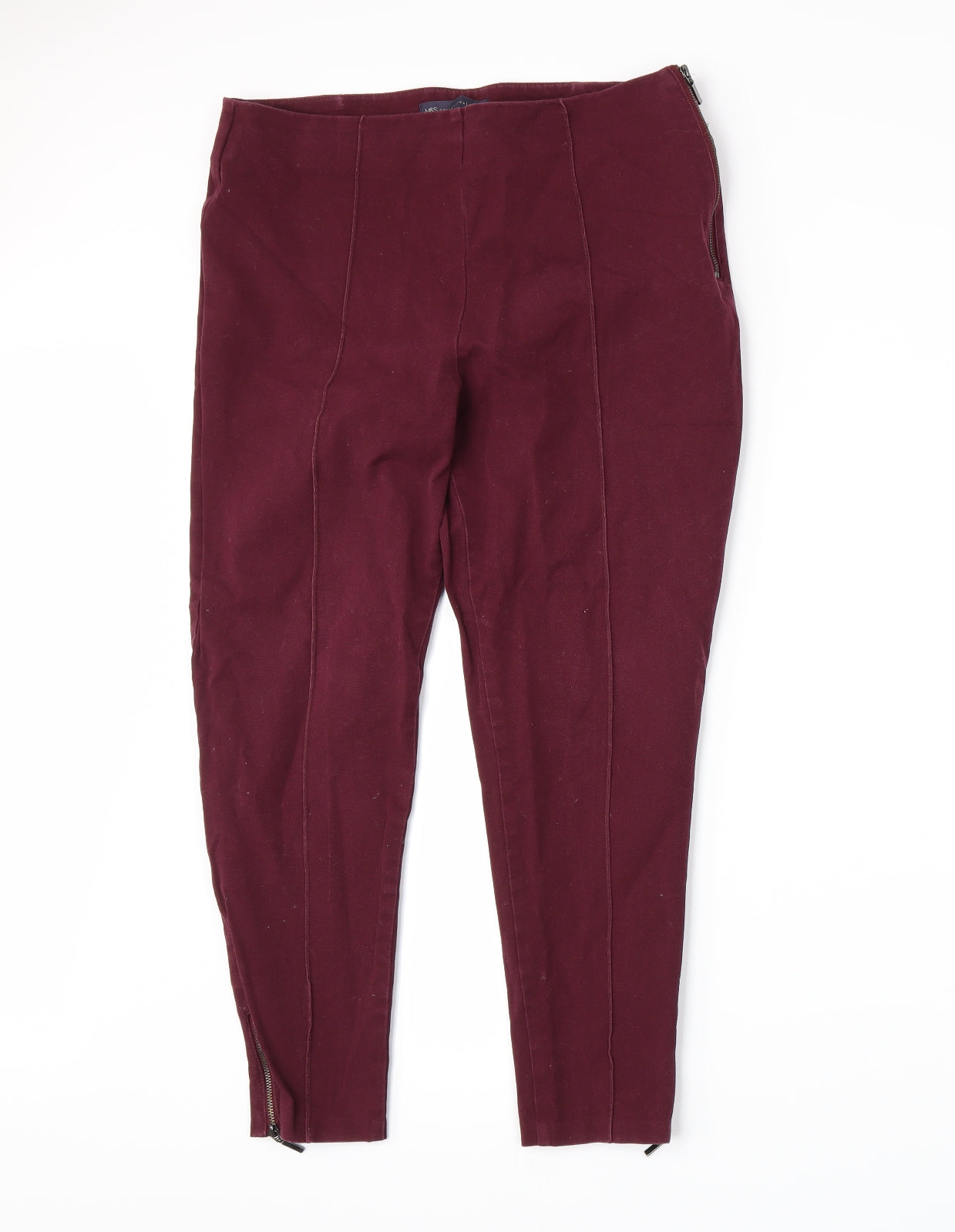 Marks and Spencer Womens Red   Jegging Jeans Size 14 L24 in