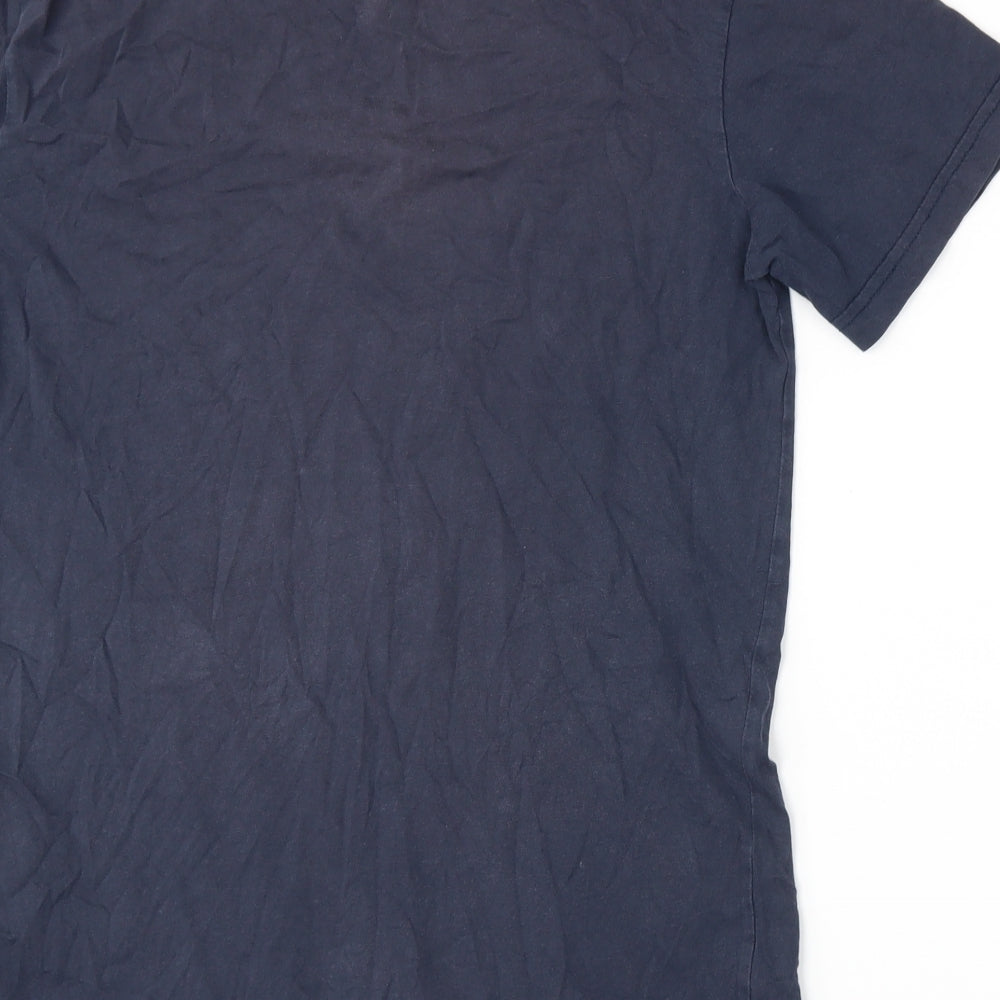 Quiksilver Mens Blue    T-Shirt Size S